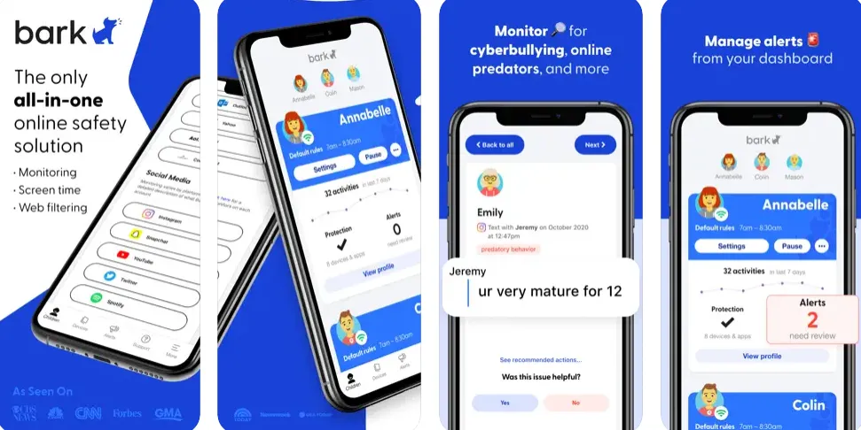 Best Free Parental Control Apps Bark app Best Free Parental Control Apps