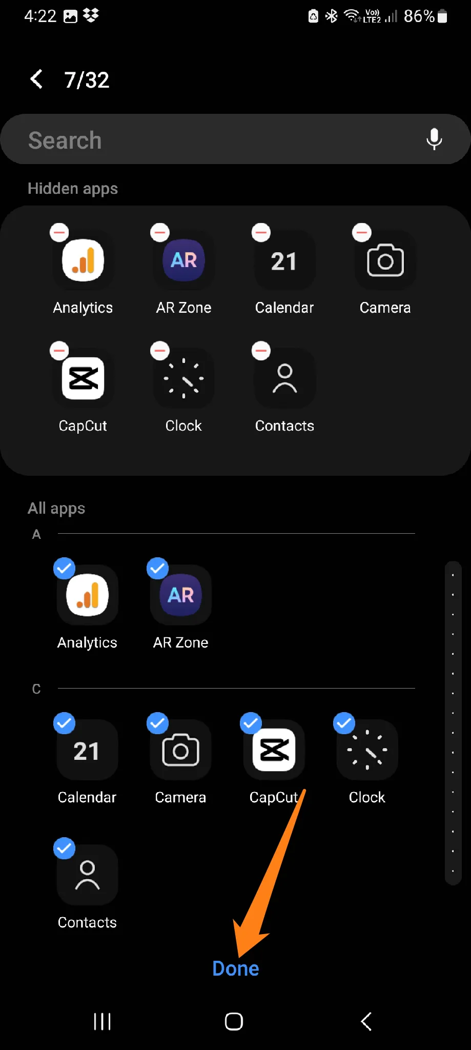 How to Hide Apps on Android Click Done How to Hide Apps on Android