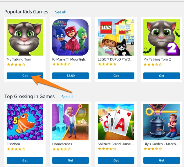 Click Get How to Play Android Games on Windows 11