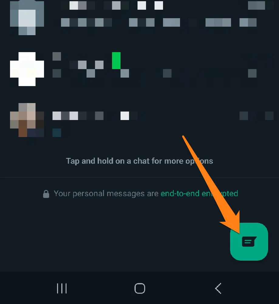 Click Send Message How to Make a Video Calls on Android