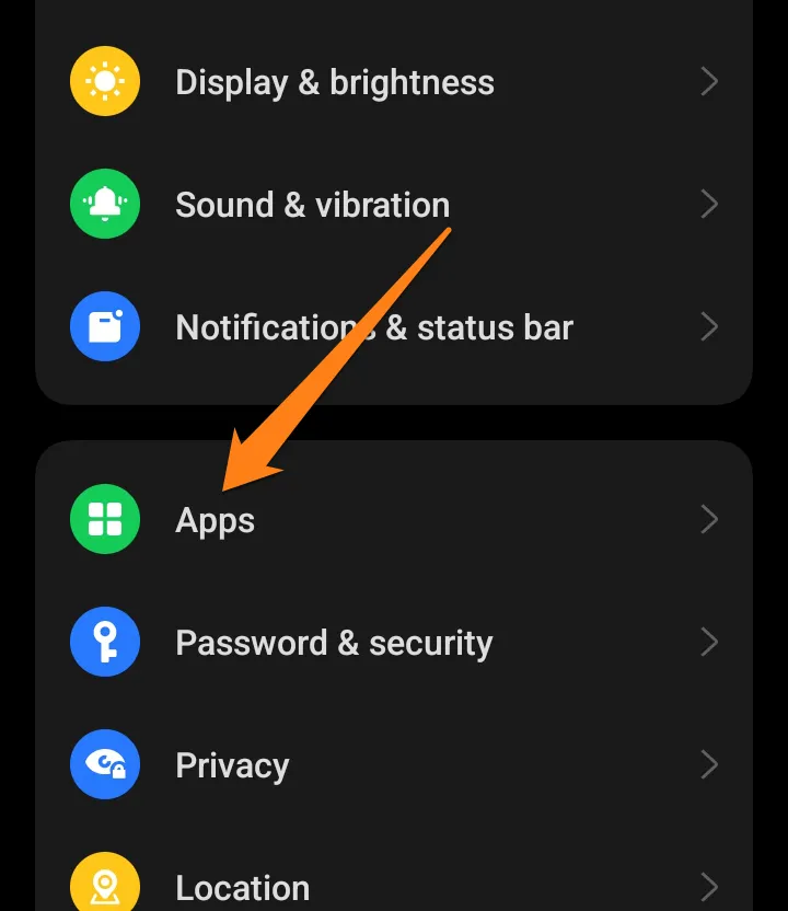 Click on Apps How to Find Hidden Apps on Android