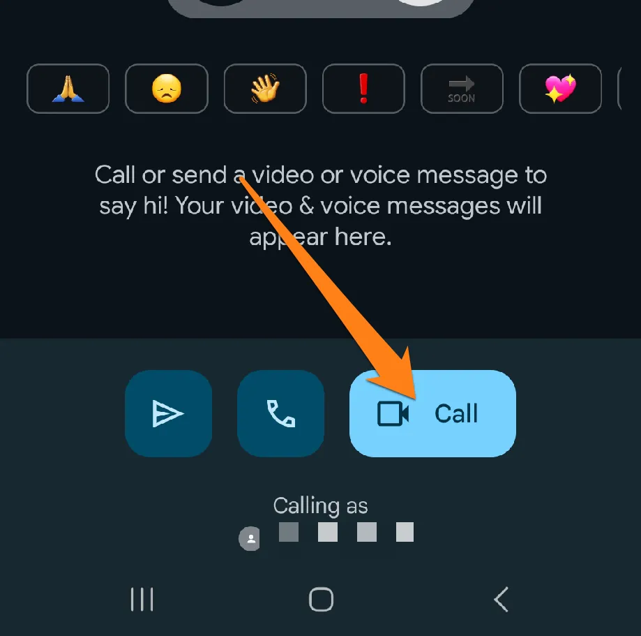 Click on Call How to Make a Video Calls on Android