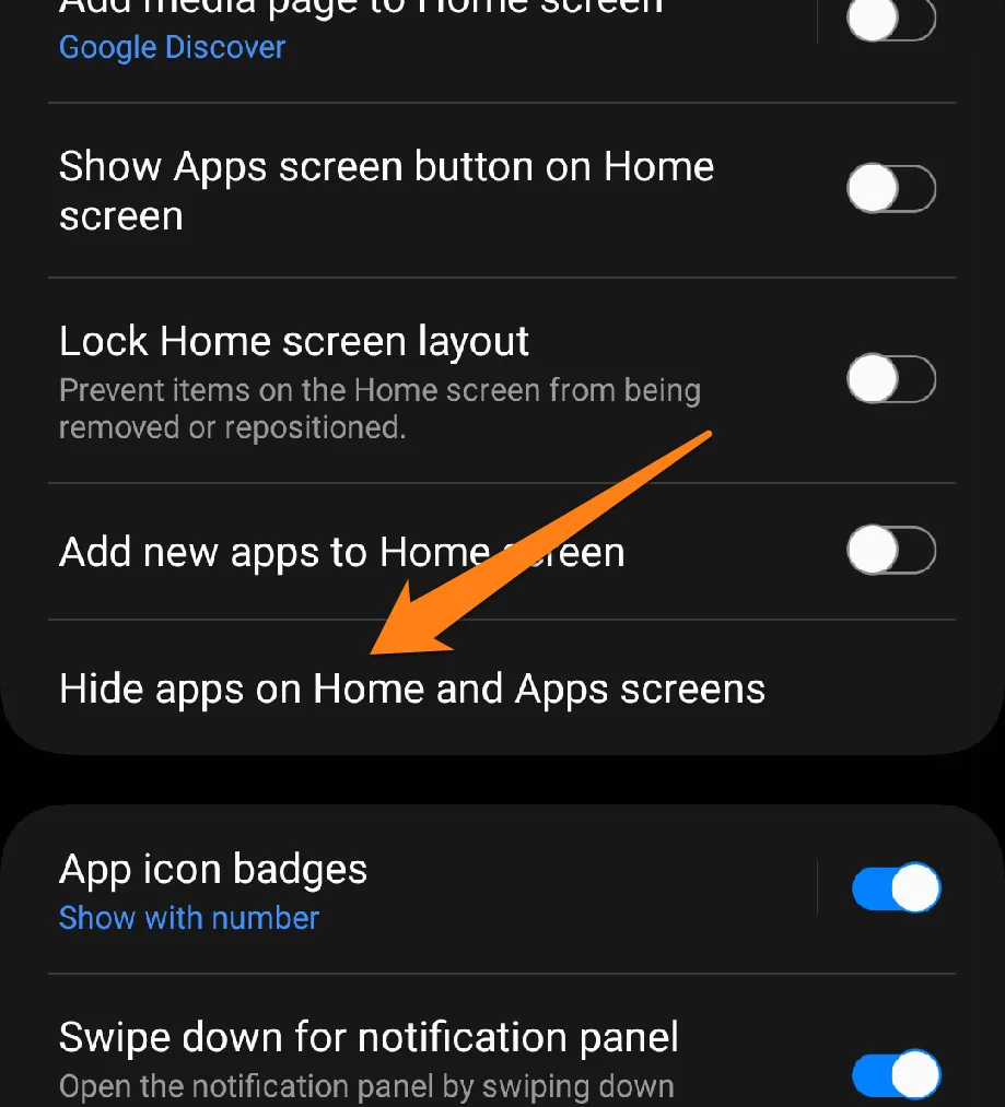 How to Hide Apps on Android Click on Hide Apps on home screen and apps screen How to Hide Apps on Android