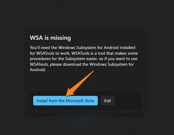 Click on Install from the Microsoft Store How to Play Android Games on Windows 11