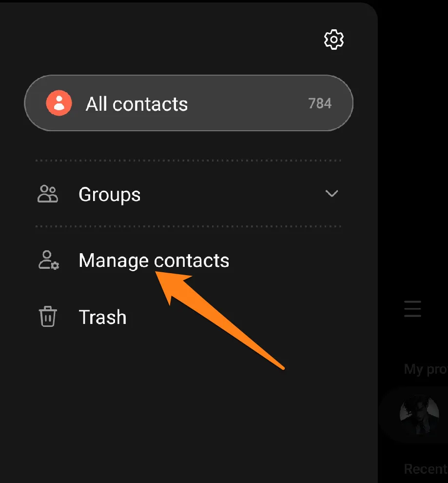 How to Transfer Contacts to New Phone Click on Manage Contacts How to Transfer Contacts to New Phone