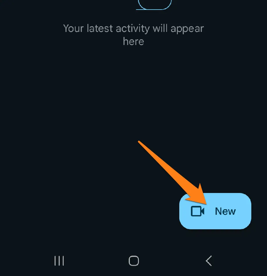 How to Make a Video Calls on Android Click on New How to Make a Video Calls on Android