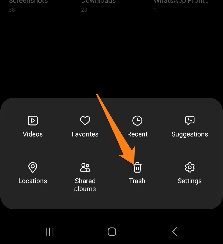 How to Empty The Trash on Android Click on Trash How to Empty The Trash on Android