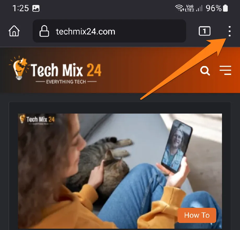 Click on the three dots