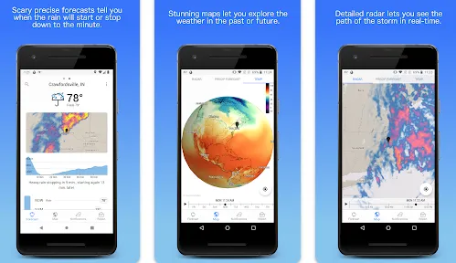 Dark Sky App Best Weather Apps for Android