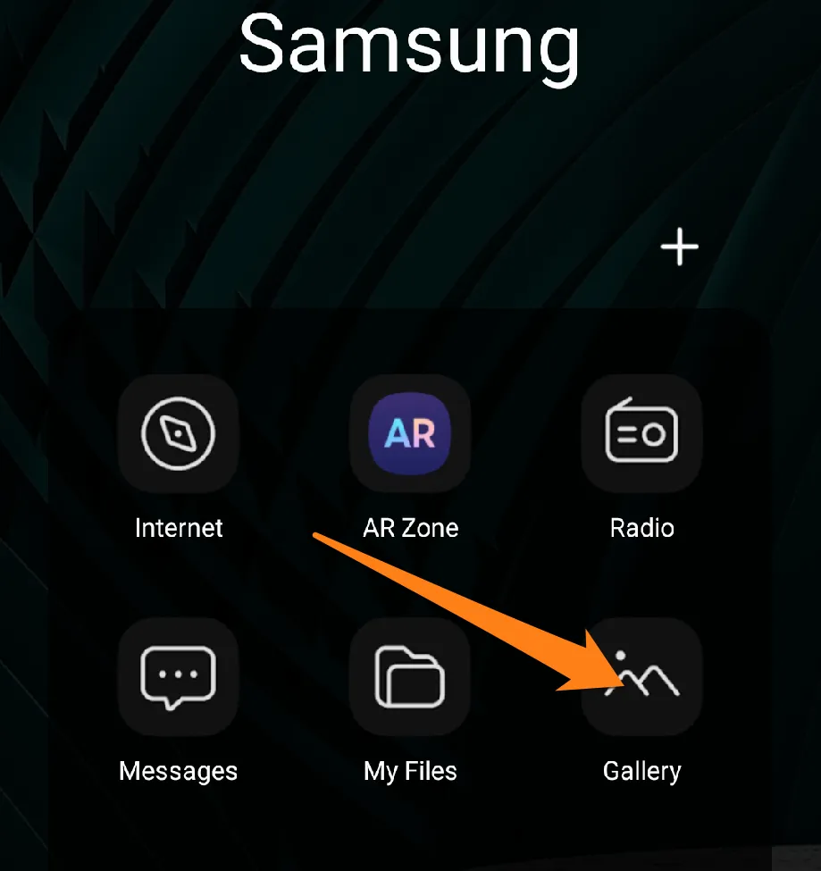 Go to Samsung Gallery How to Empty The Trash on Android