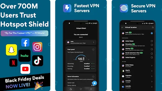 Best VPN Apps for Android Hotspot Shield VPN app Best VPN Apps for Android
