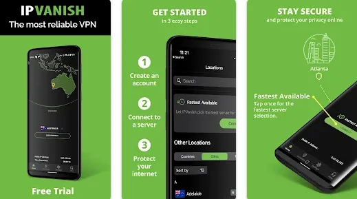IPVanish App Best VPN Apps for Android