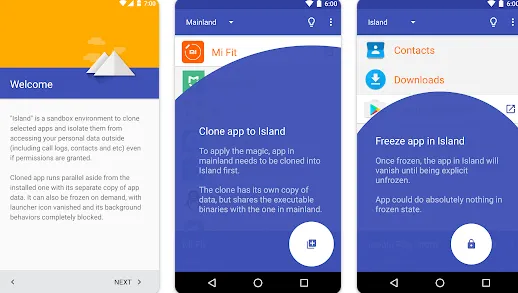 Island app