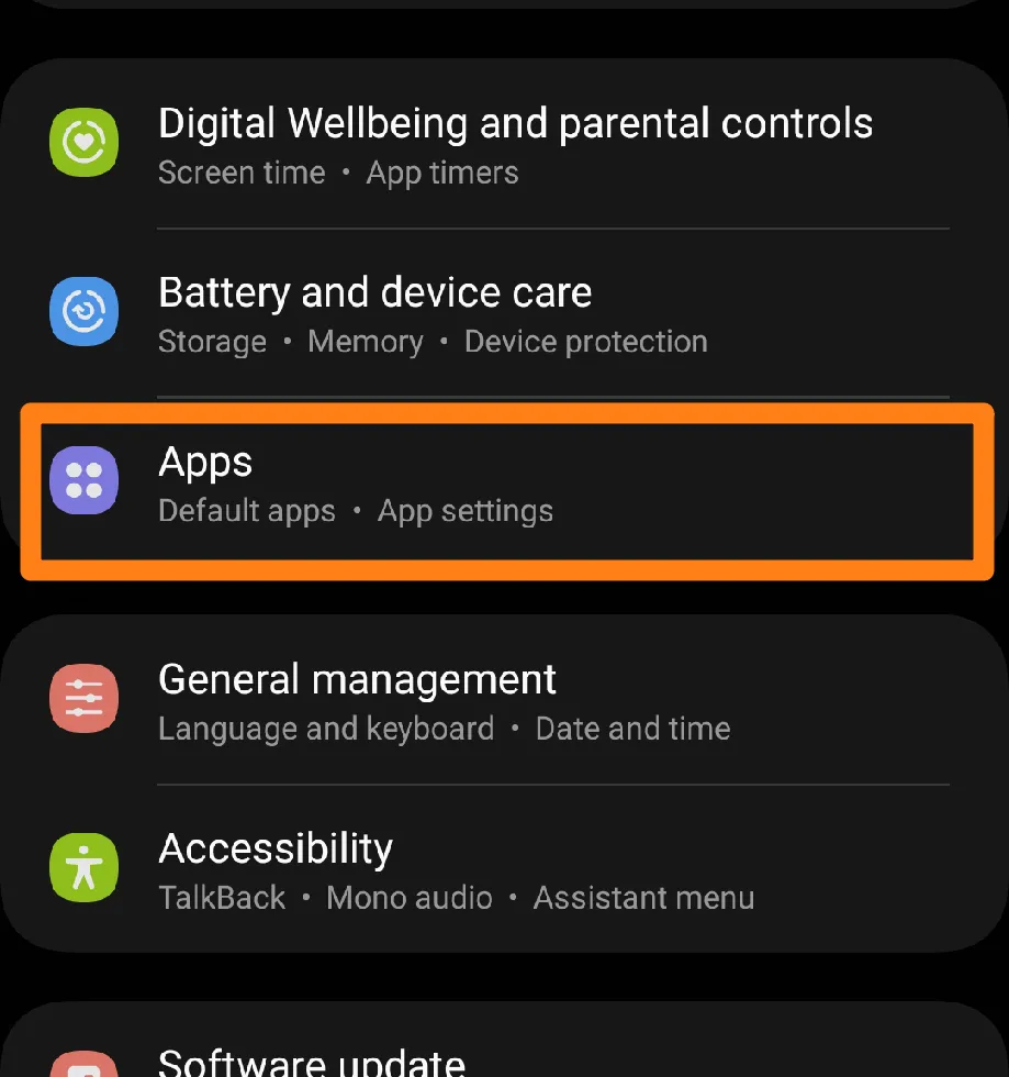 Move to Apps