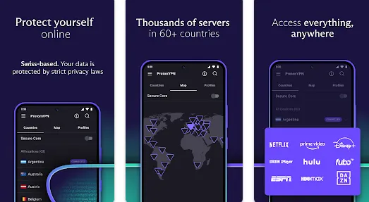Best VPN Apps for Android Proton VPN App Best VPN Apps for Android