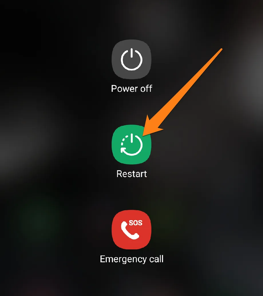 How To Fix Android Camera Not Working Restart the phone How To Fix Android Camera Not Working