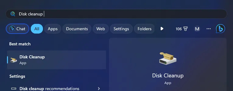 How to Clear Cache on Windows 11 Search for Disk cleanup How to Clear Cache on Windows 11