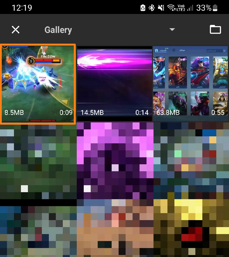 How to Compress Videos on Android Select the video How to Compress Videos on Android