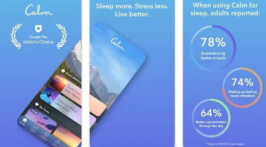 Calm app The Best Android Apps of 2024