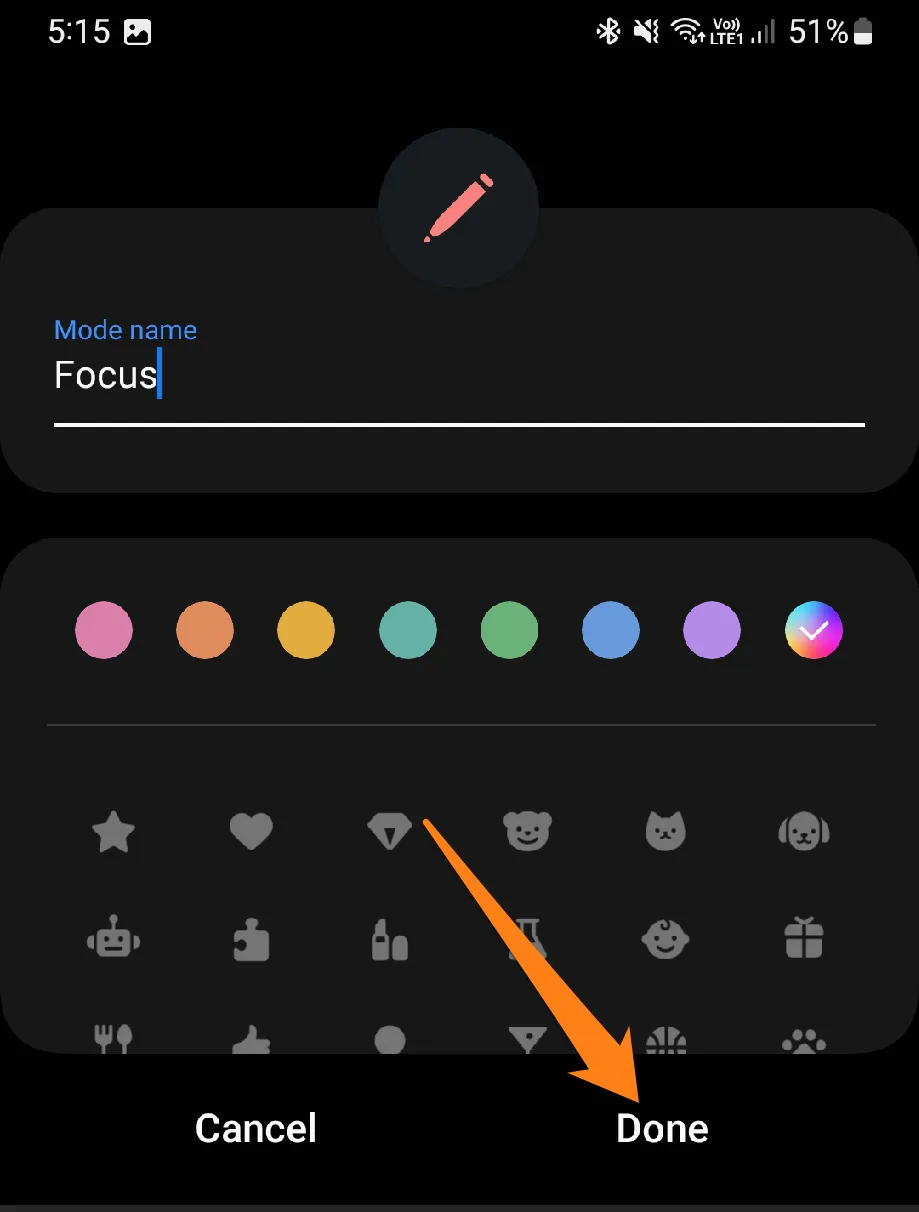 Click Down How to Use Focus Mode on Android