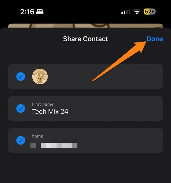 How to Share a Contact Over Text Message Click Down How to Share a Contact Over Text Message
