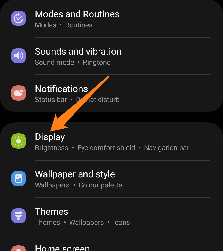 How to use Gesture Navigation on Android Click on Display How to use Gesture Navigation on Android