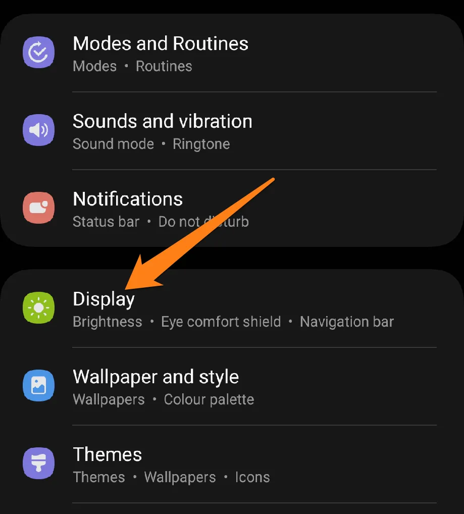 How to Change Fonts in Android Click on Display How to Change Fonts in Android
