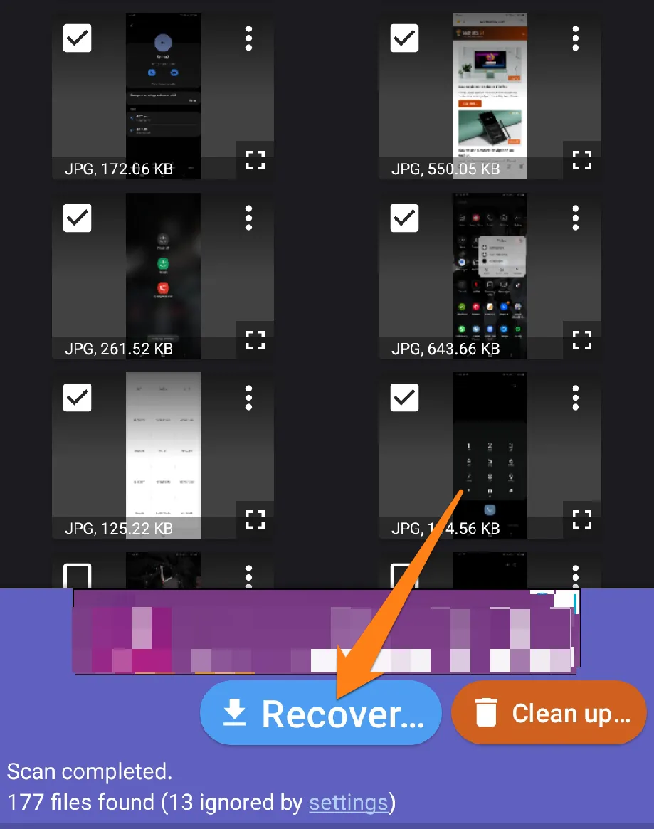 Click on Recovery How to Recover a Deleted Photo on Android