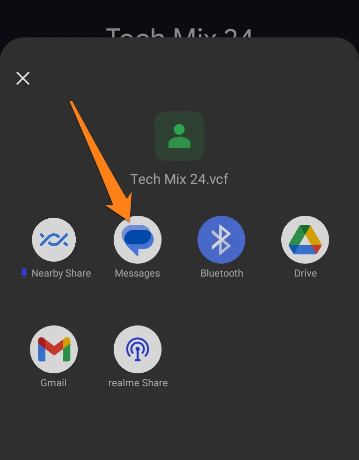 How to Share a Contact Over Text Message Click on the Messages app How to Share a Contact Over Text Message