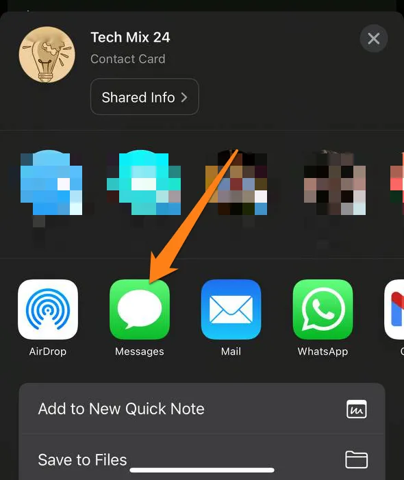 How to Share a Contact Over Text Message Click on the Messages app How to Share a Contact Over Text Message