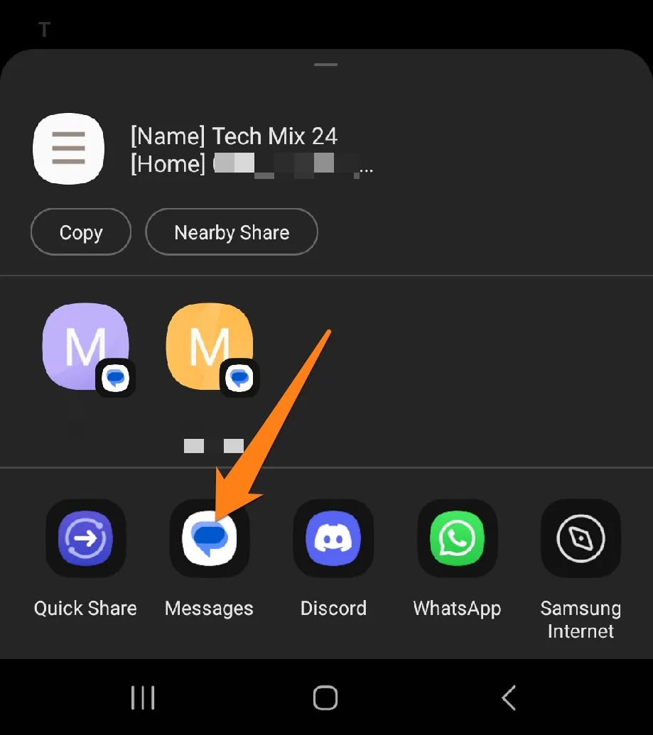 How to Share a Contact Over Text Message Click on the Messages app How to Share a Contact Over Text Message