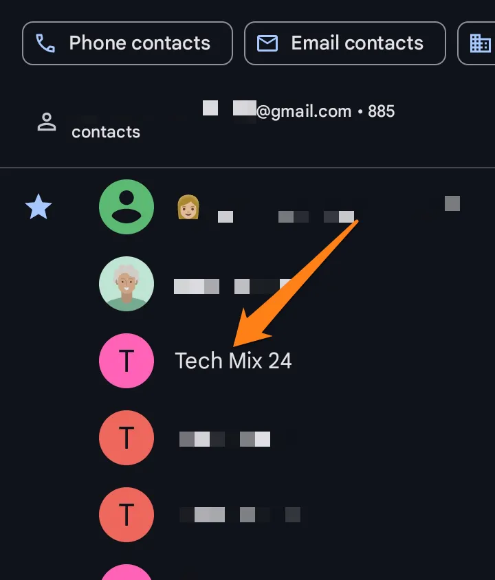 How to Share a Contact Over Text Message Click on the contact How to Share a Contact Over Text Message