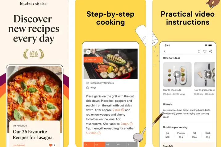 Kitchen Stories app
