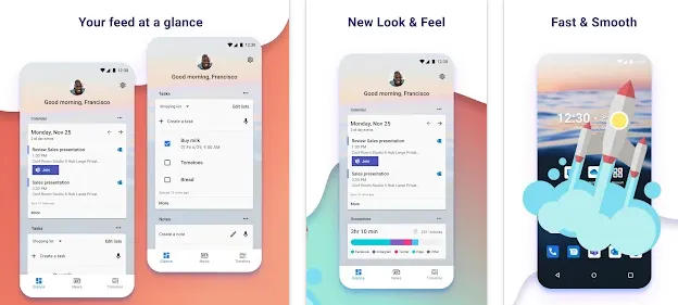 Microsoft Launcher app