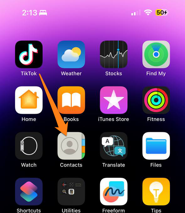 How to Share a Contact Over Text Message Open the Contacts app How to Share a Contact Over Text Message