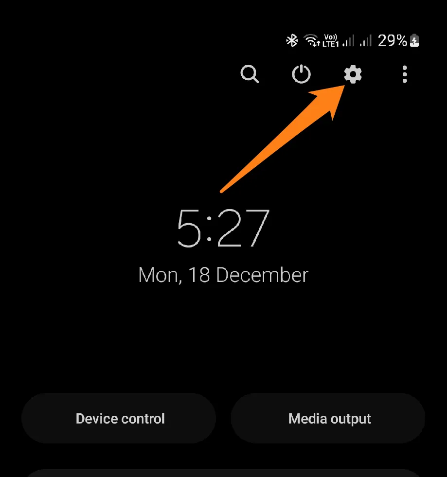 Open the settings How to Check Screen Time on Android