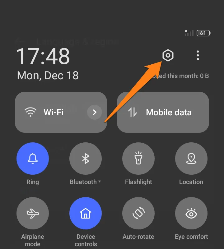 Open the settings How to Check Screen Time on Android