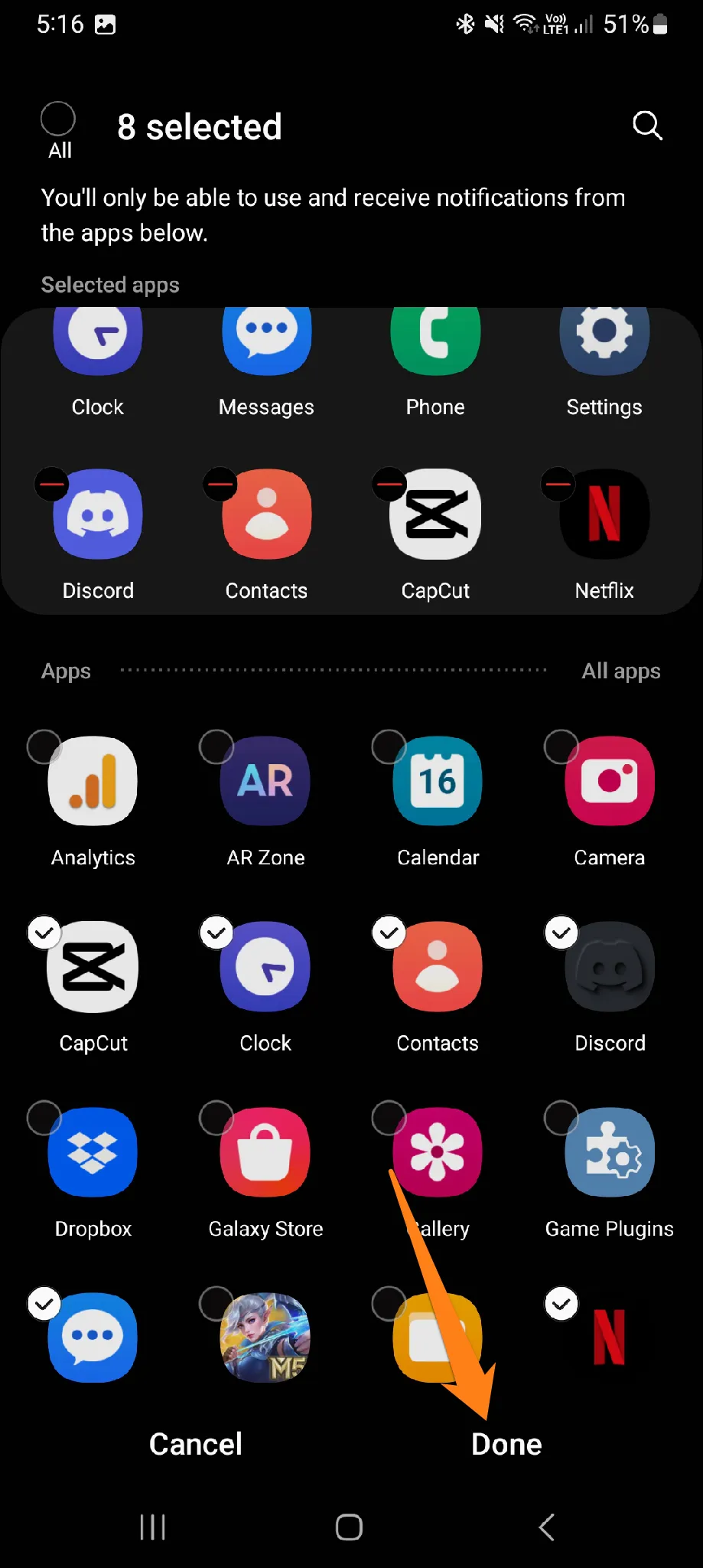 How to Use Focus Mode on Android Select the apps How to Use Focus Mode on Android