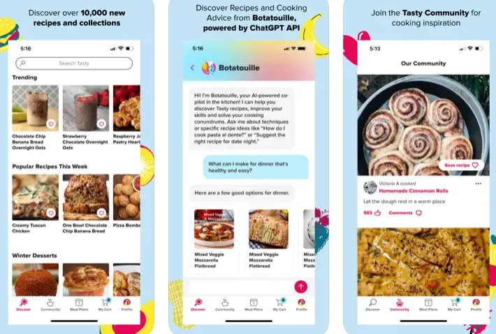 Tasty app Best Apps for Healthy Cooking